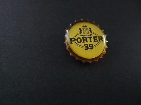 Porter 39 bier traditioneel Engels bruin bier, logo